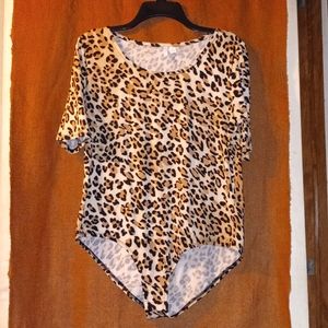 Cato Leopard Print Leotard